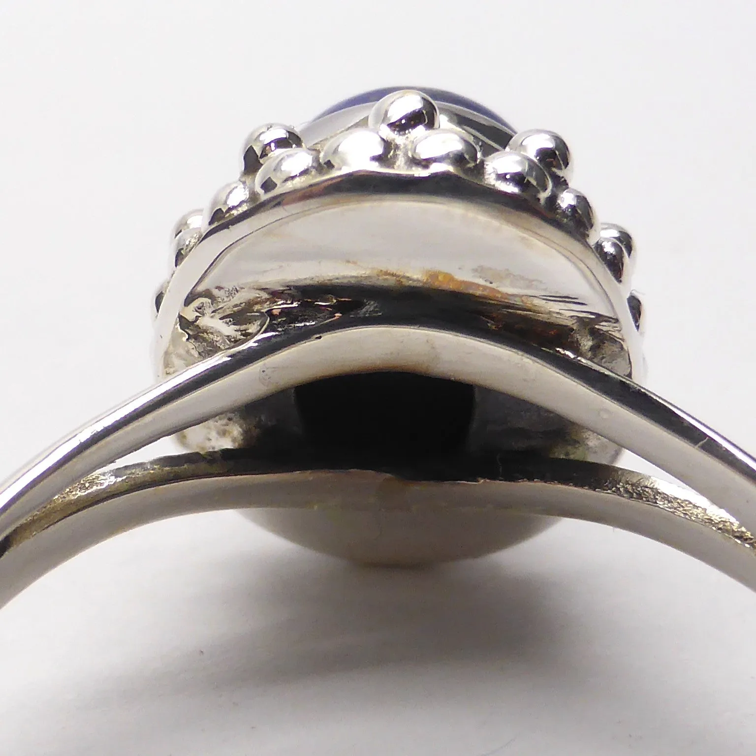 Lapis Lazuli Ring, Cabochon Oval, 925 Silver, ks