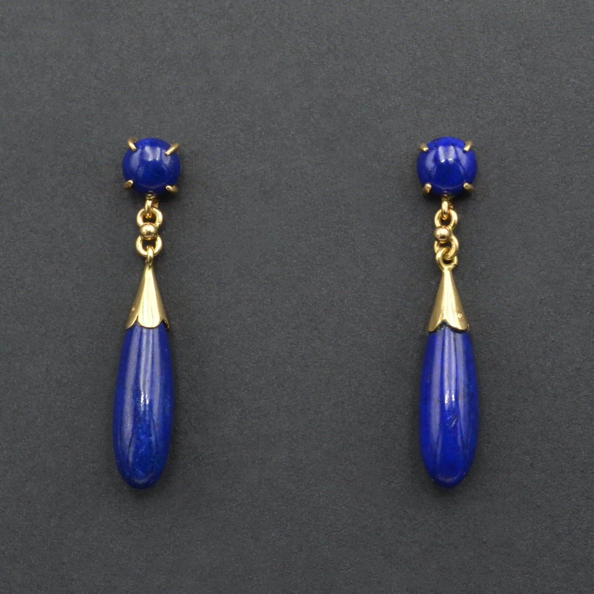 Lapis Teardrop Earrings