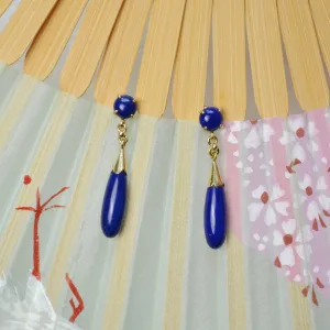 Lapis Teardrop Earrings