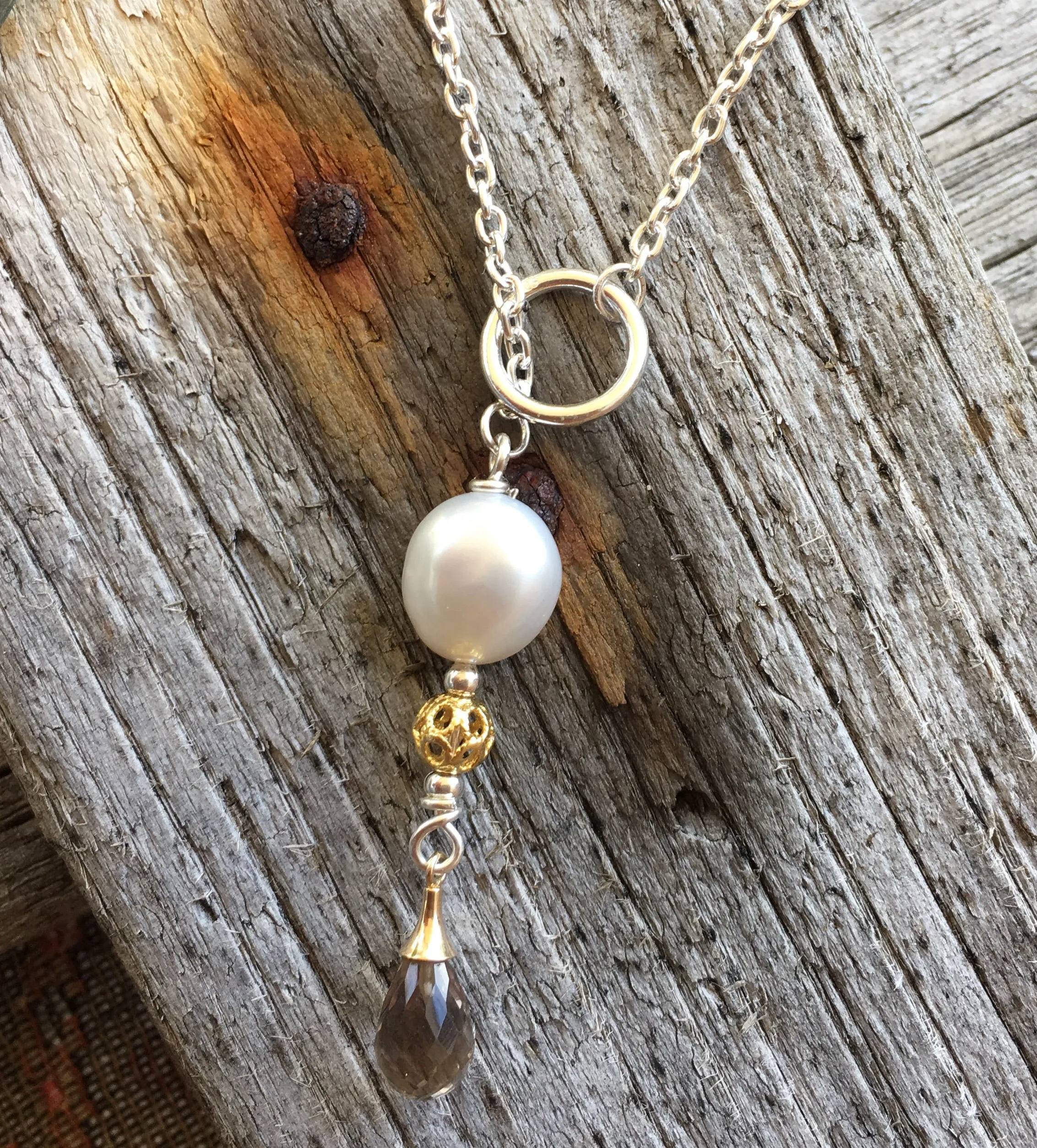 Lariet Pearl Necklace Ai274