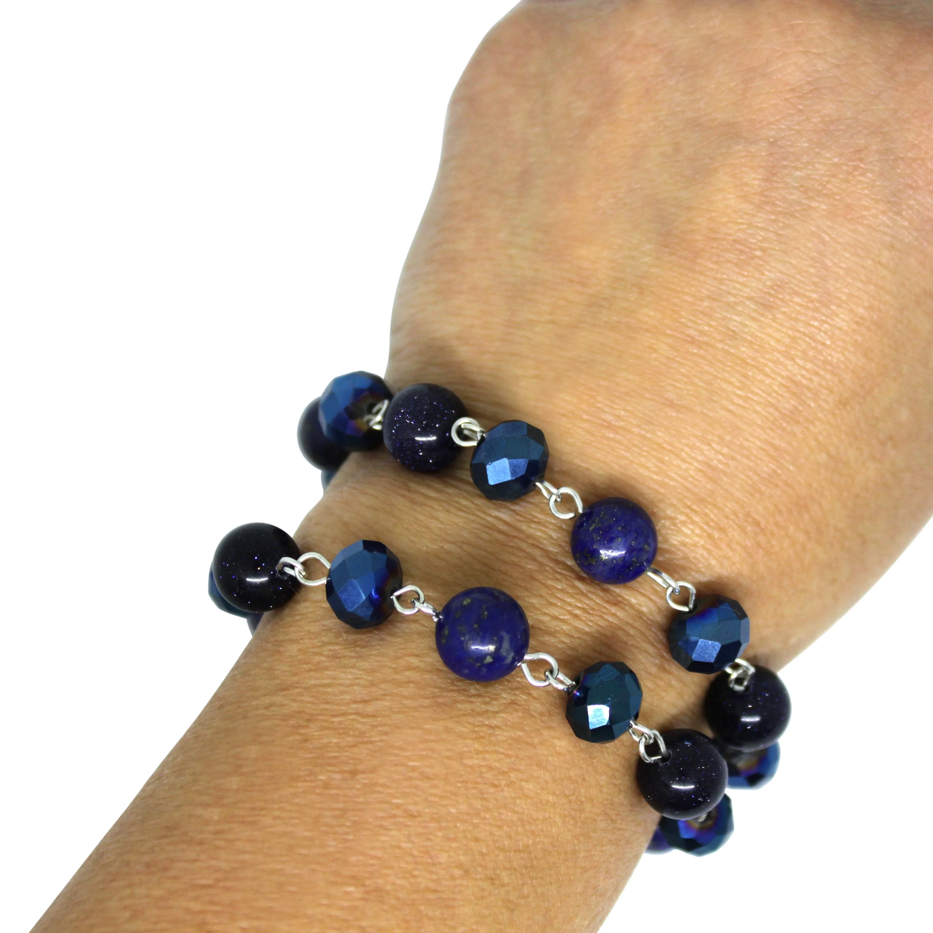 Link Necklace - Sapphire