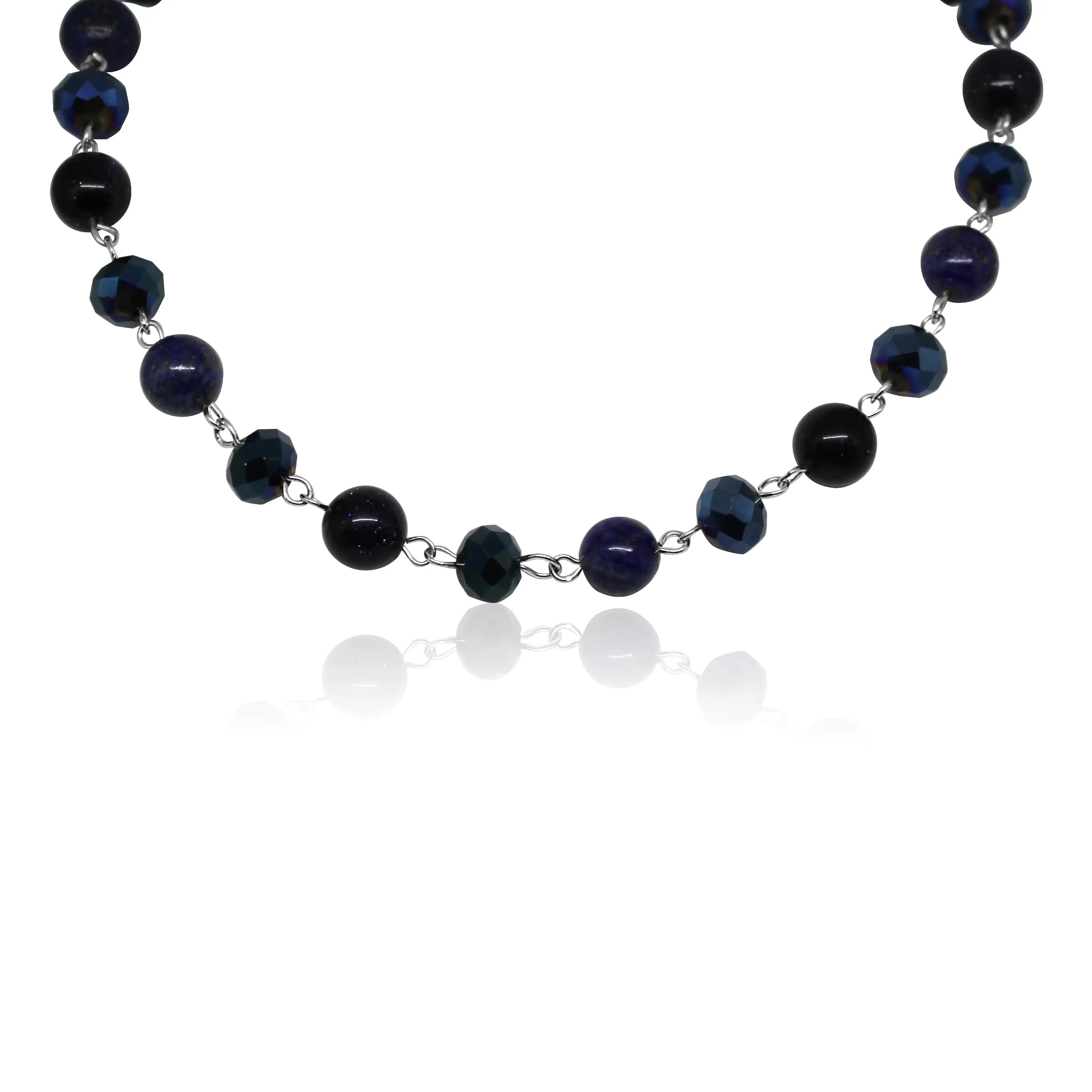 Link Necklace - Sapphire