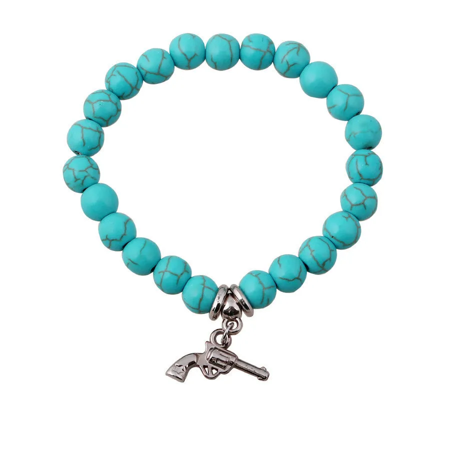 Love Vintage Bohemian turquoise pendants bracelets for women