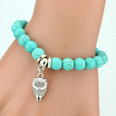 Love Vintage Bohemian turquoise pendants bracelets for women