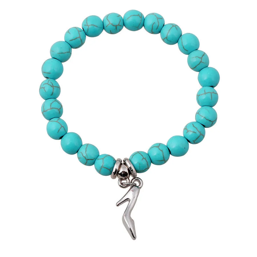 Love Vintage Bohemian turquoise pendants bracelets for women