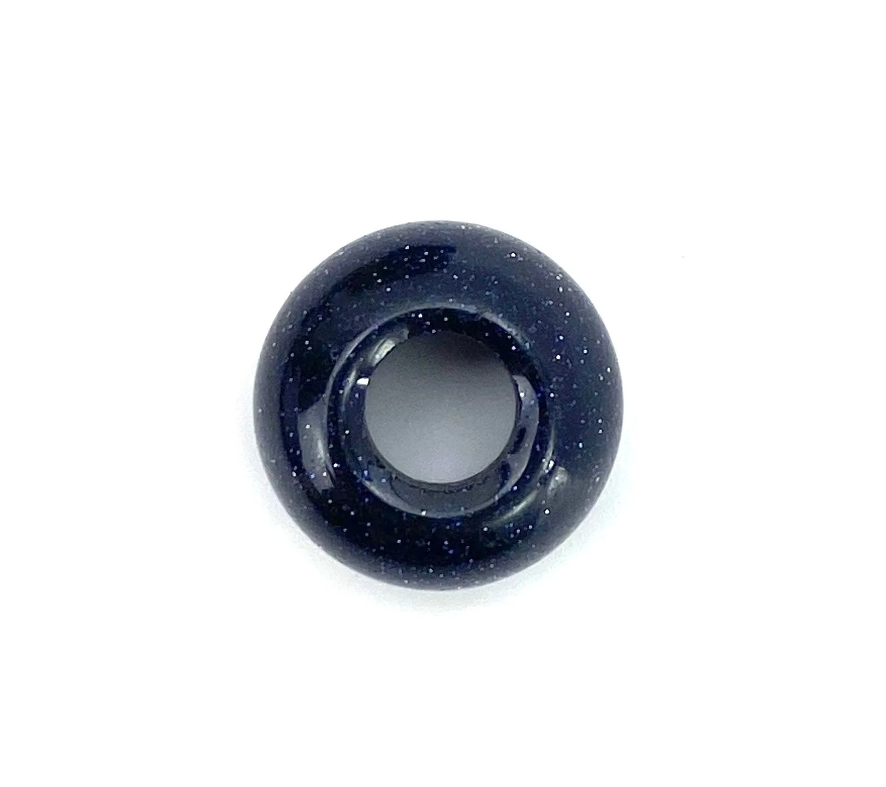 Man-made Donut Jade Beads, Sku#BG72