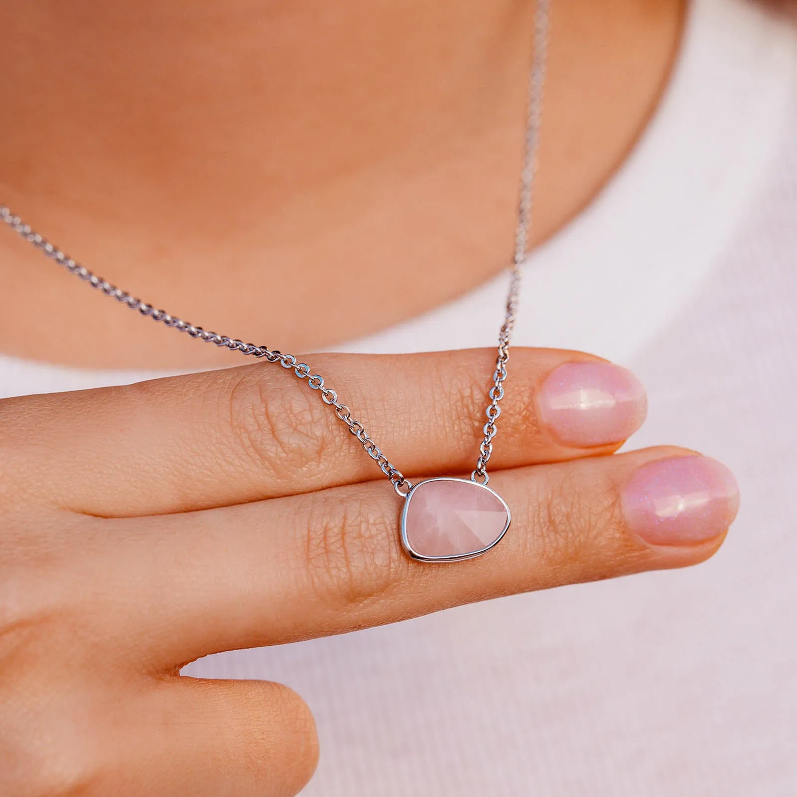 Mental Health Gemstone Pendant Necklace