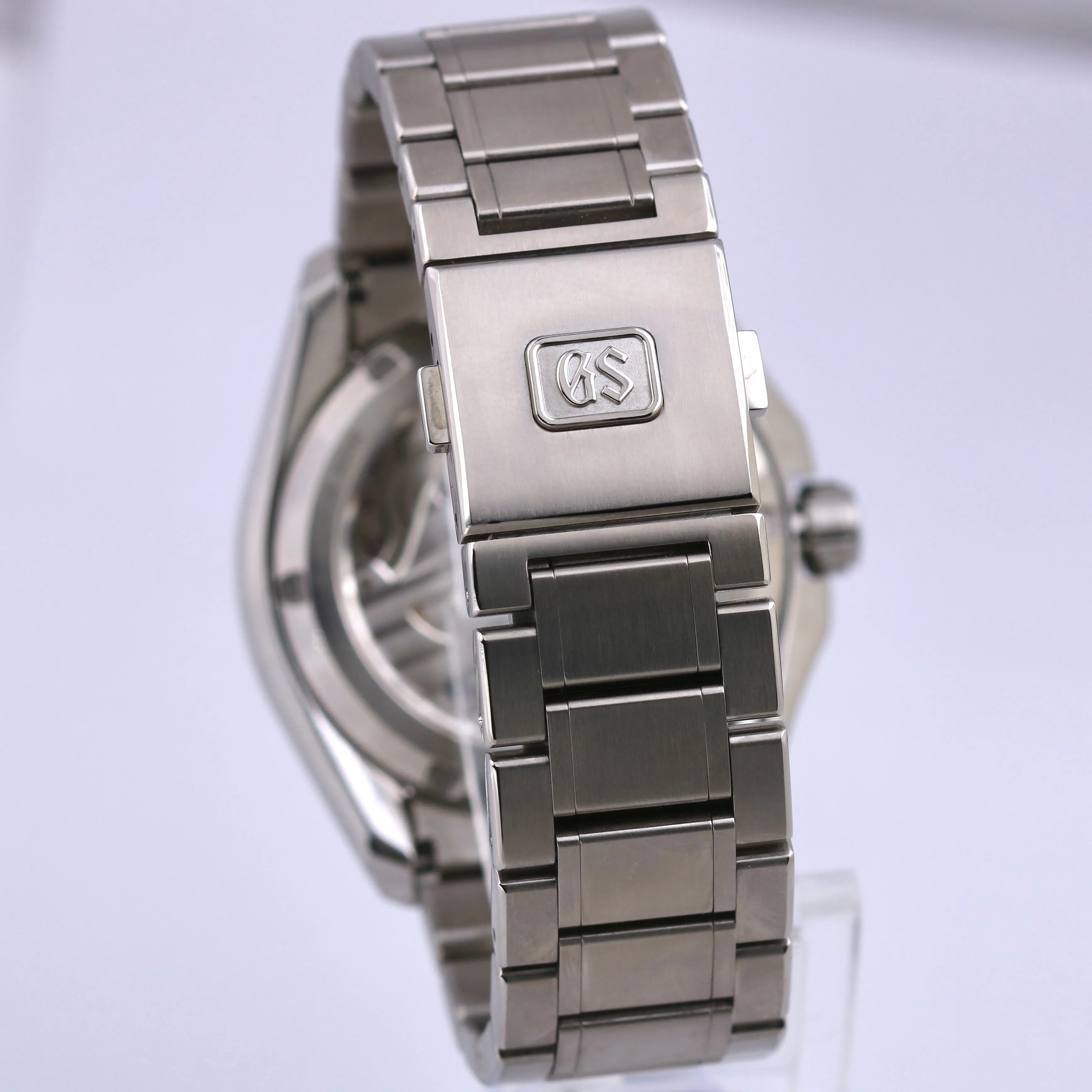 MINT 2022 PAPERS Grand Seiko Evolution 9 SILVER Titanium 41mm GMT SBGE285G B P