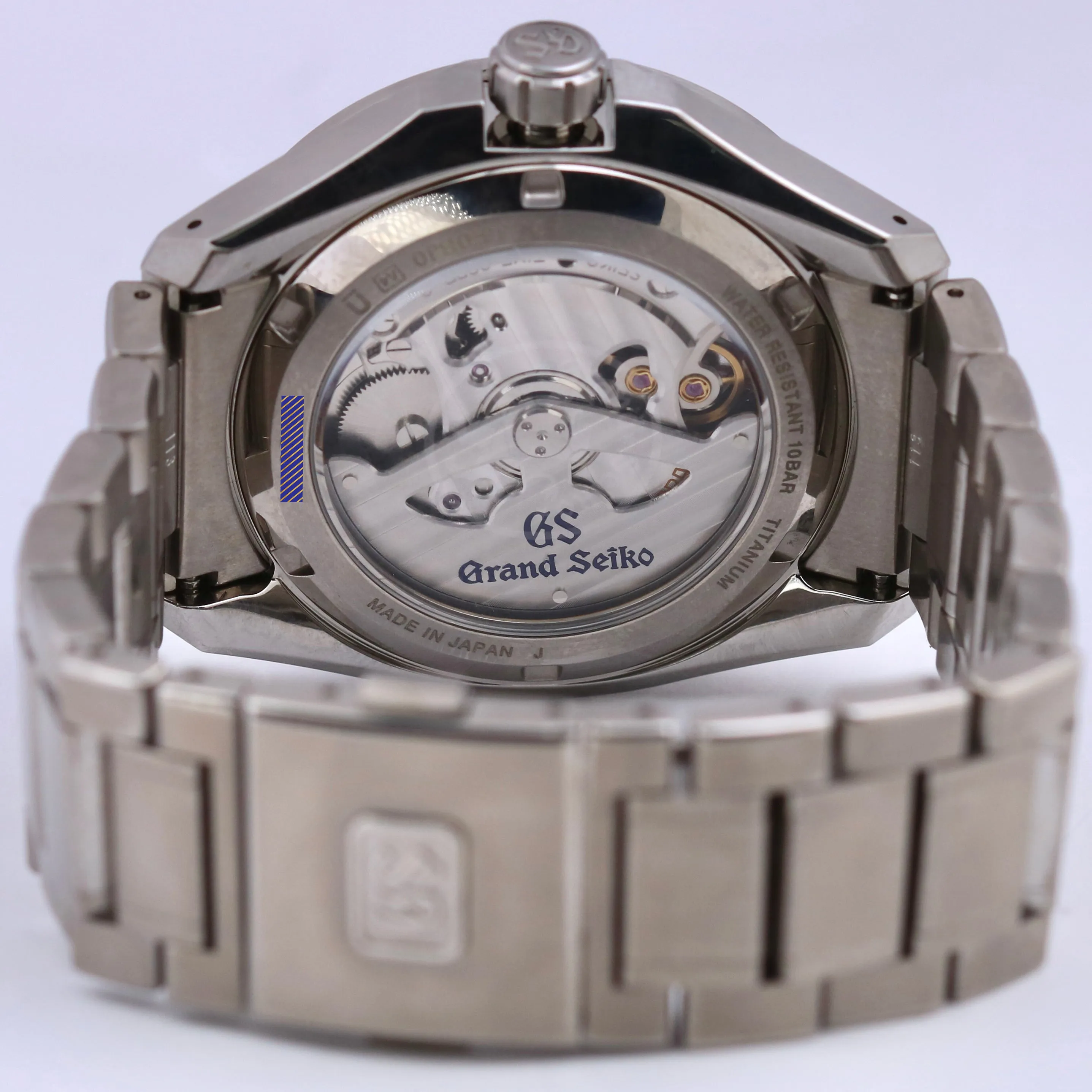 MINT 2022 PAPERS Grand Seiko Evolution 9 SILVER Titanium 41mm GMT SBGE285G B P
