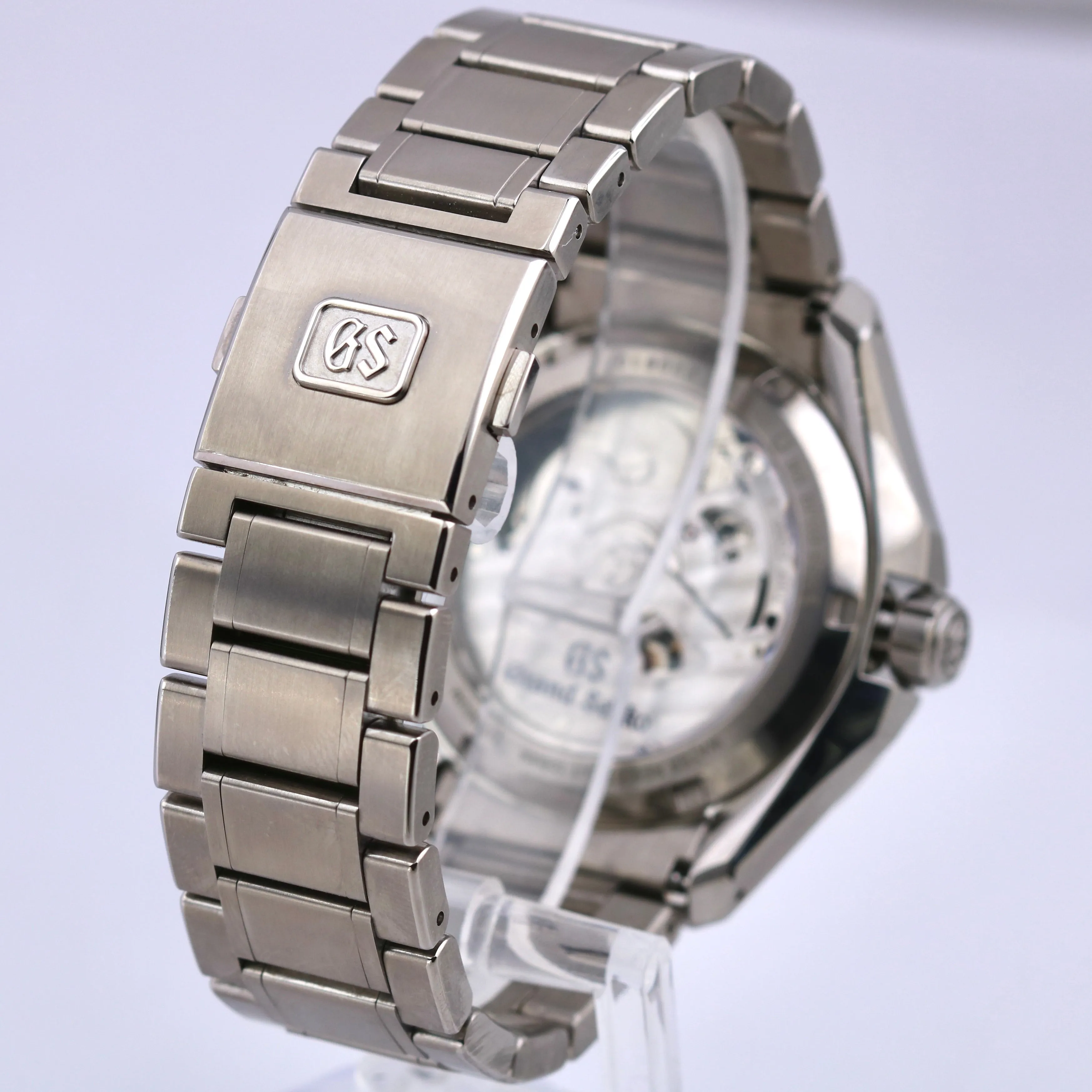 MINT 2022 PAPERS Grand Seiko Evolution 9 SILVER Titanium 41mm GMT SBGE285G B P