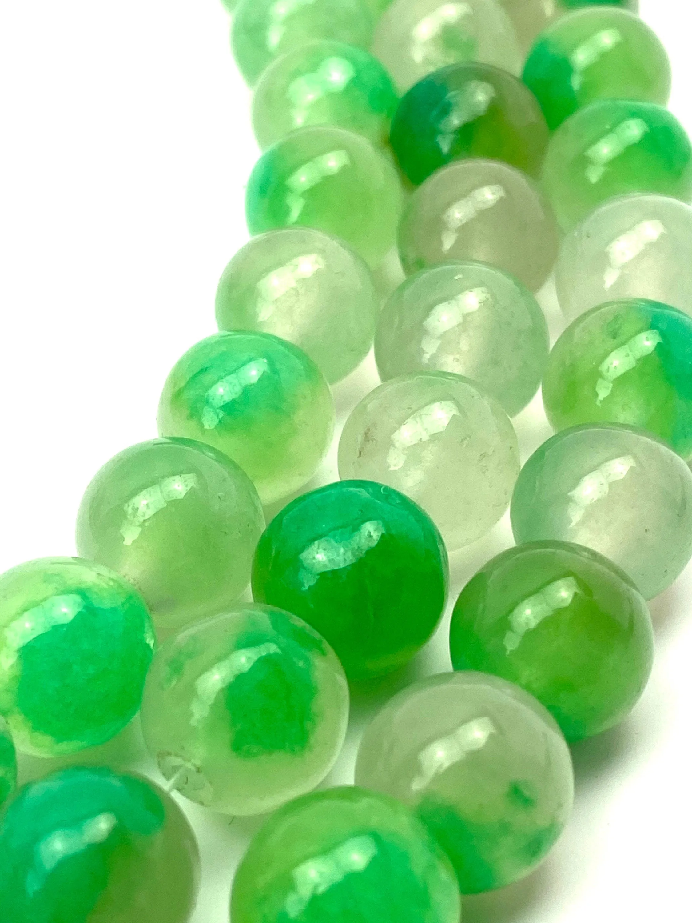 Momo jade bead strand, SKU# B4