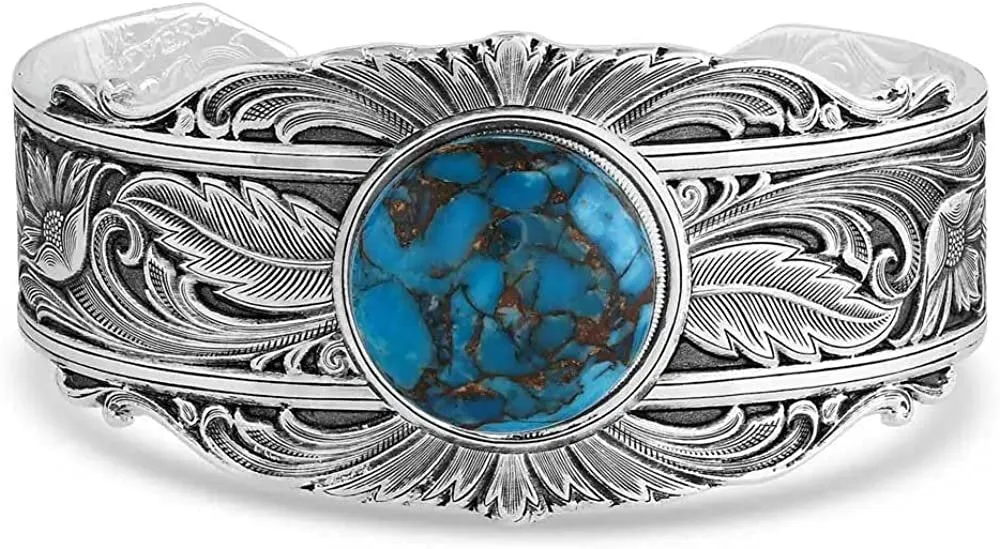Montana Silversmiths Western Lifestyle Turquoise Cuff Bracelet