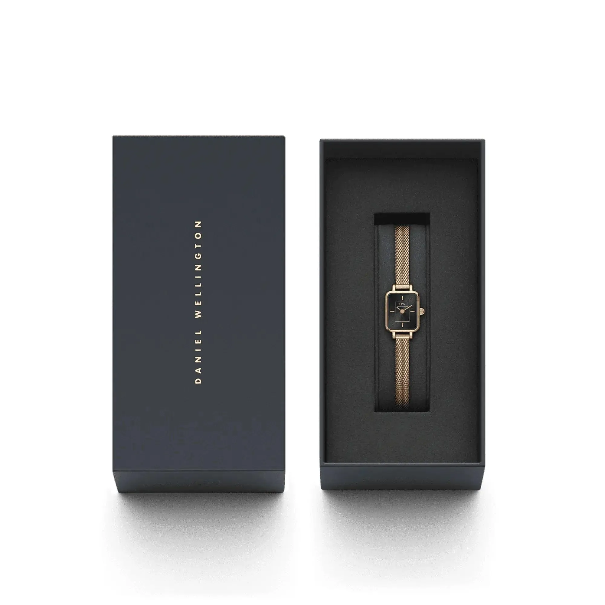 Montre Daniel Wellington - Quadro Mini Evergold Emerald - Rose Gold