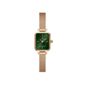 Montre Daniel Wellington - Quadro Mini Evergold Emerald - Rose Gold