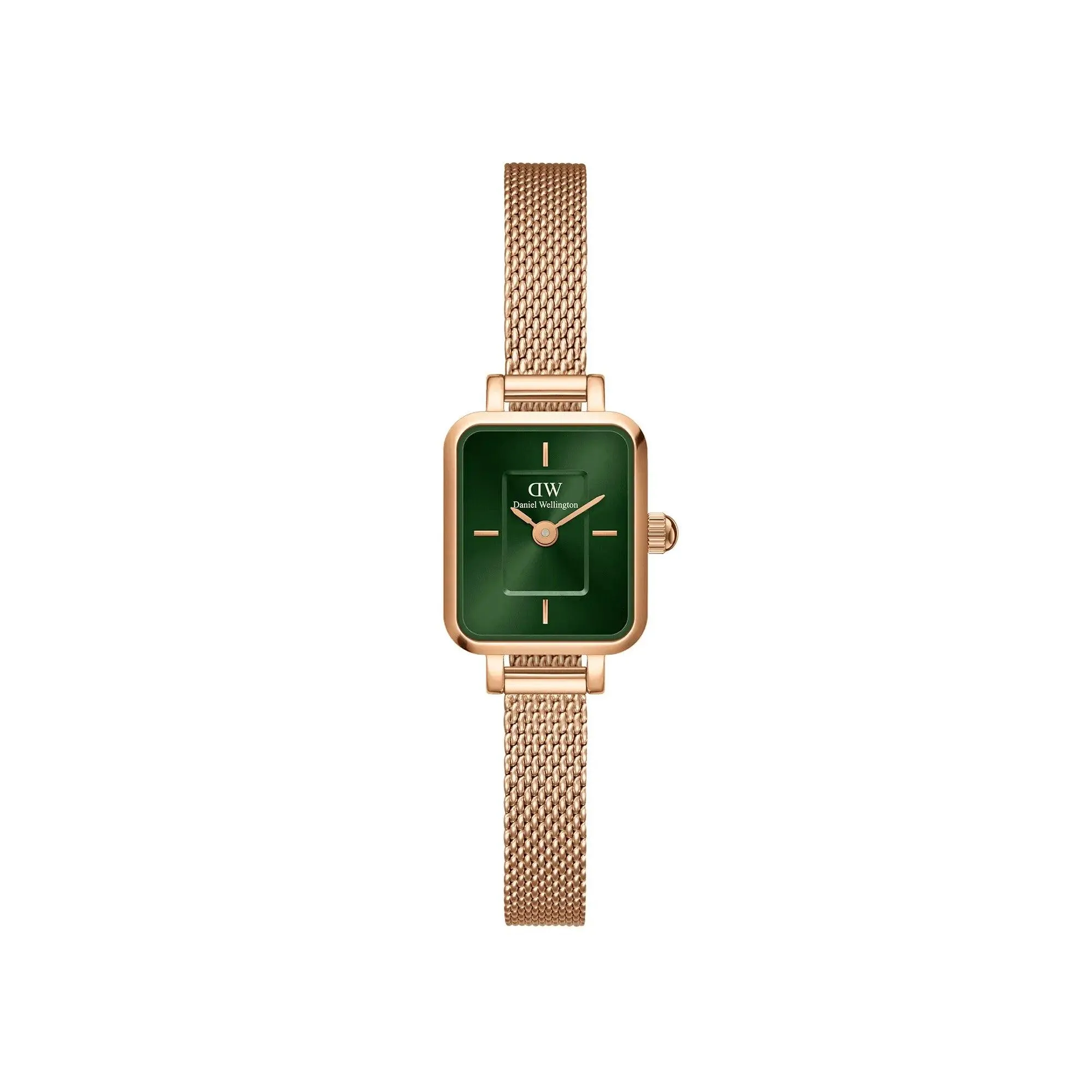 Montre Daniel Wellington - Quadro Mini Evergold Emerald - Rose Gold