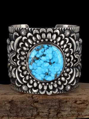 Native American Jewelry Natural Kingman Turquoise Cuff Bracelet