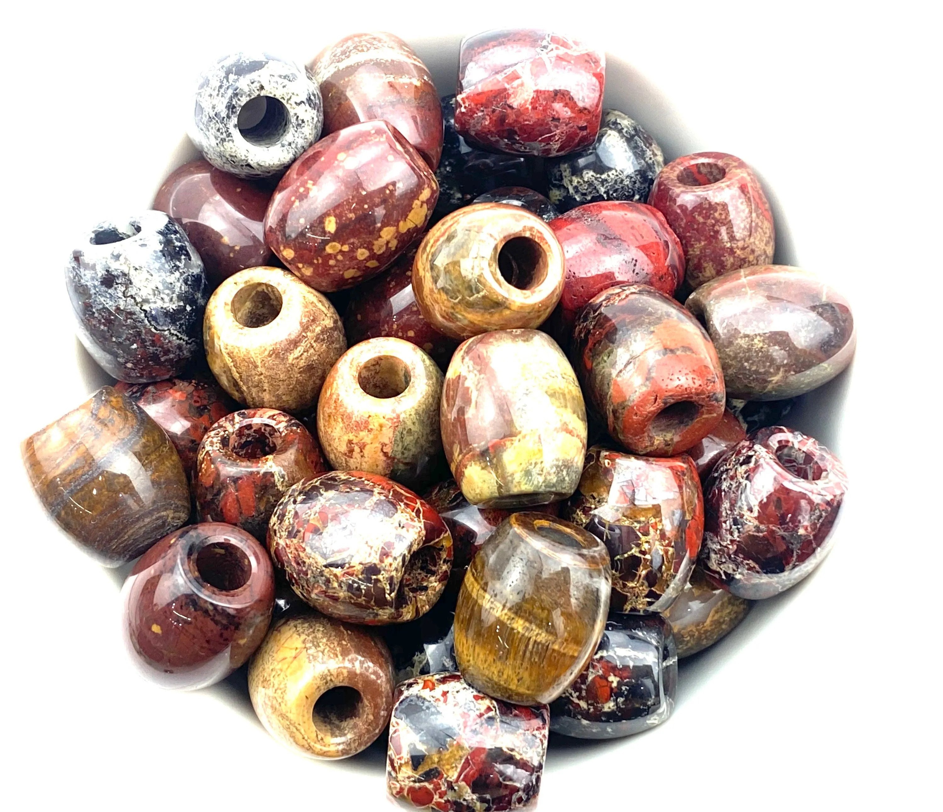 Natural Stone Jade Beads , Sku#JP13
