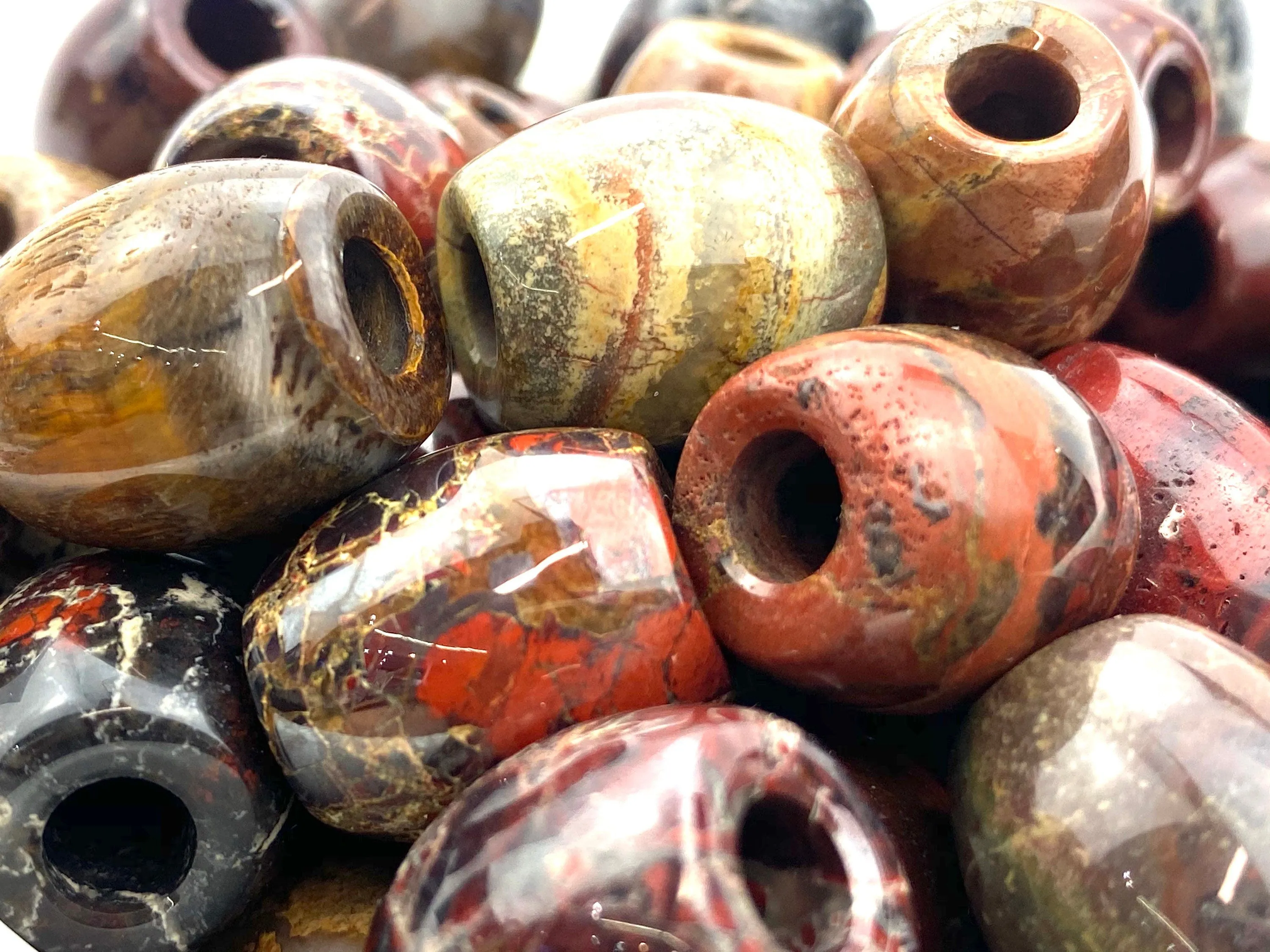 Natural Stone Jade Beads , Sku#JP13