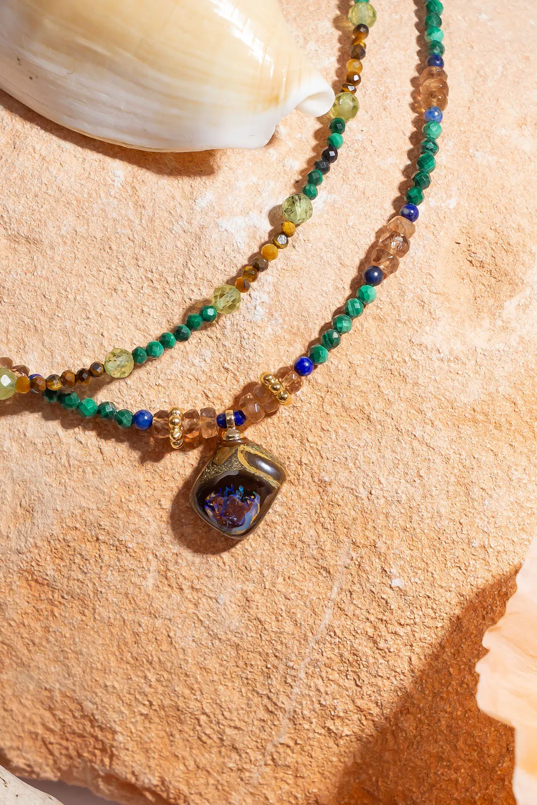 Necklace Gemstone Hidden Worlds Opal