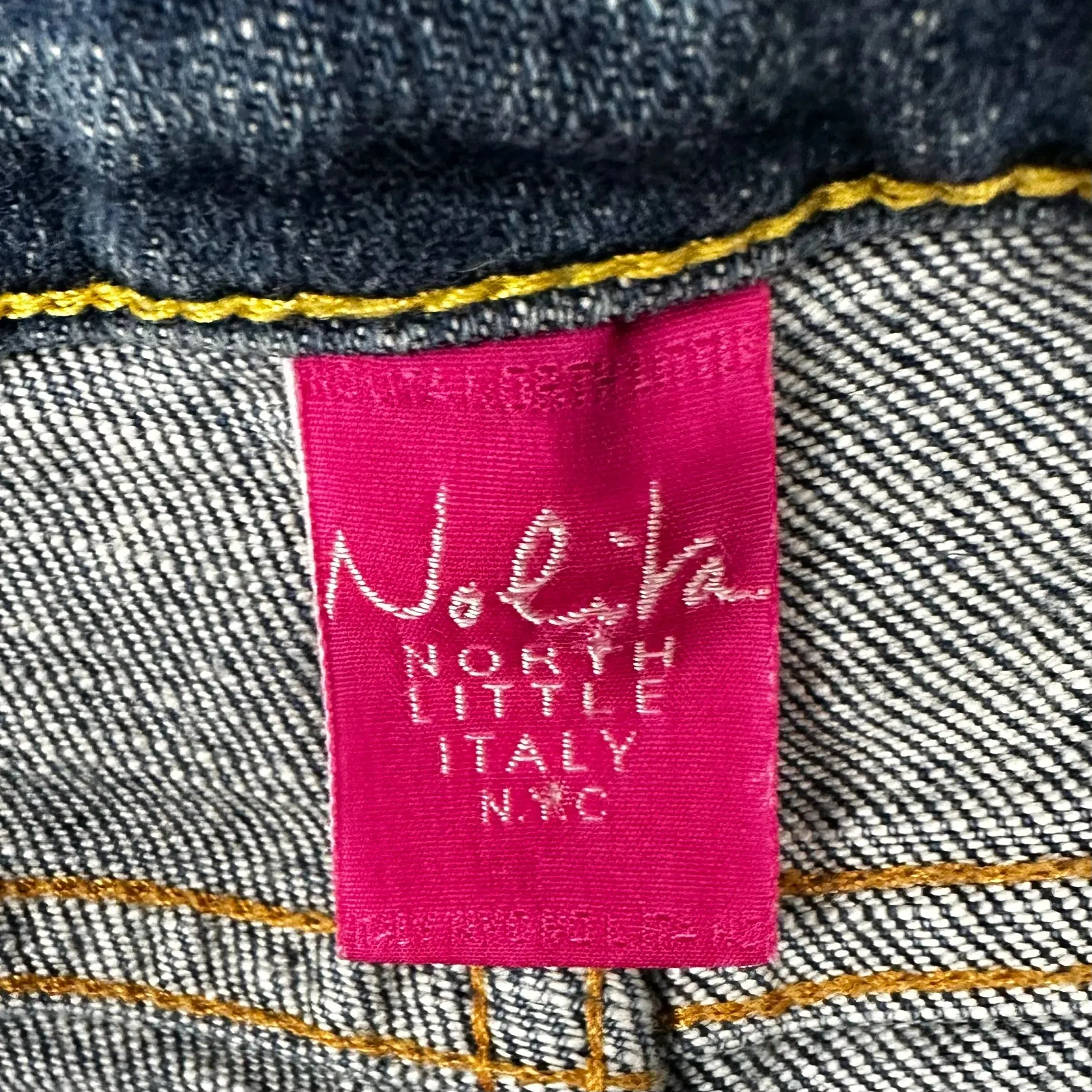 Nolita - Stunning Y2K Embroidered Patch Slim Fit Jeans  -Size 31