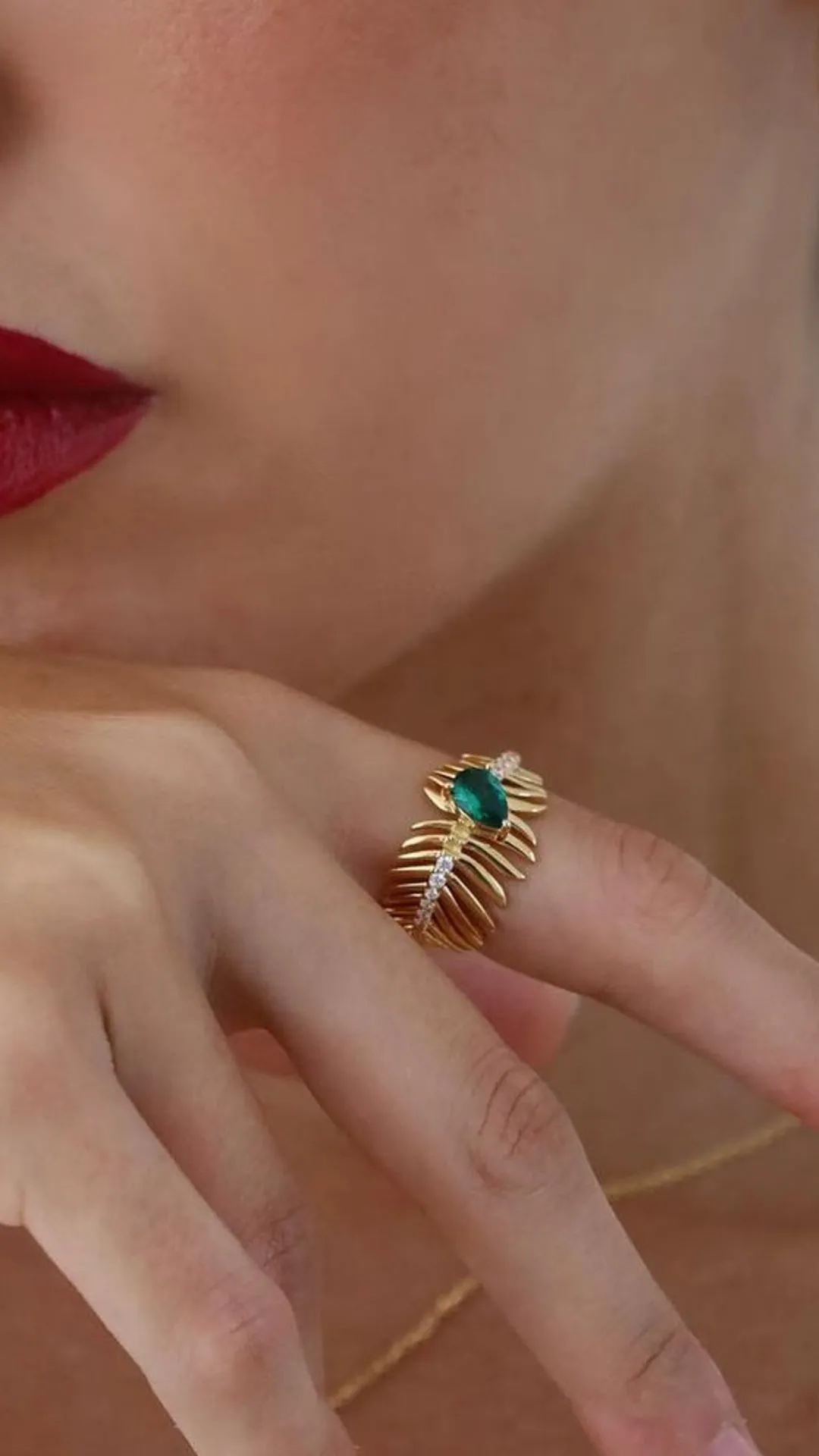 Palma Ring 18K Gold Vermeil