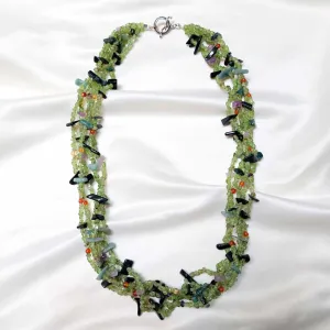 Peridot and Jade Necklace