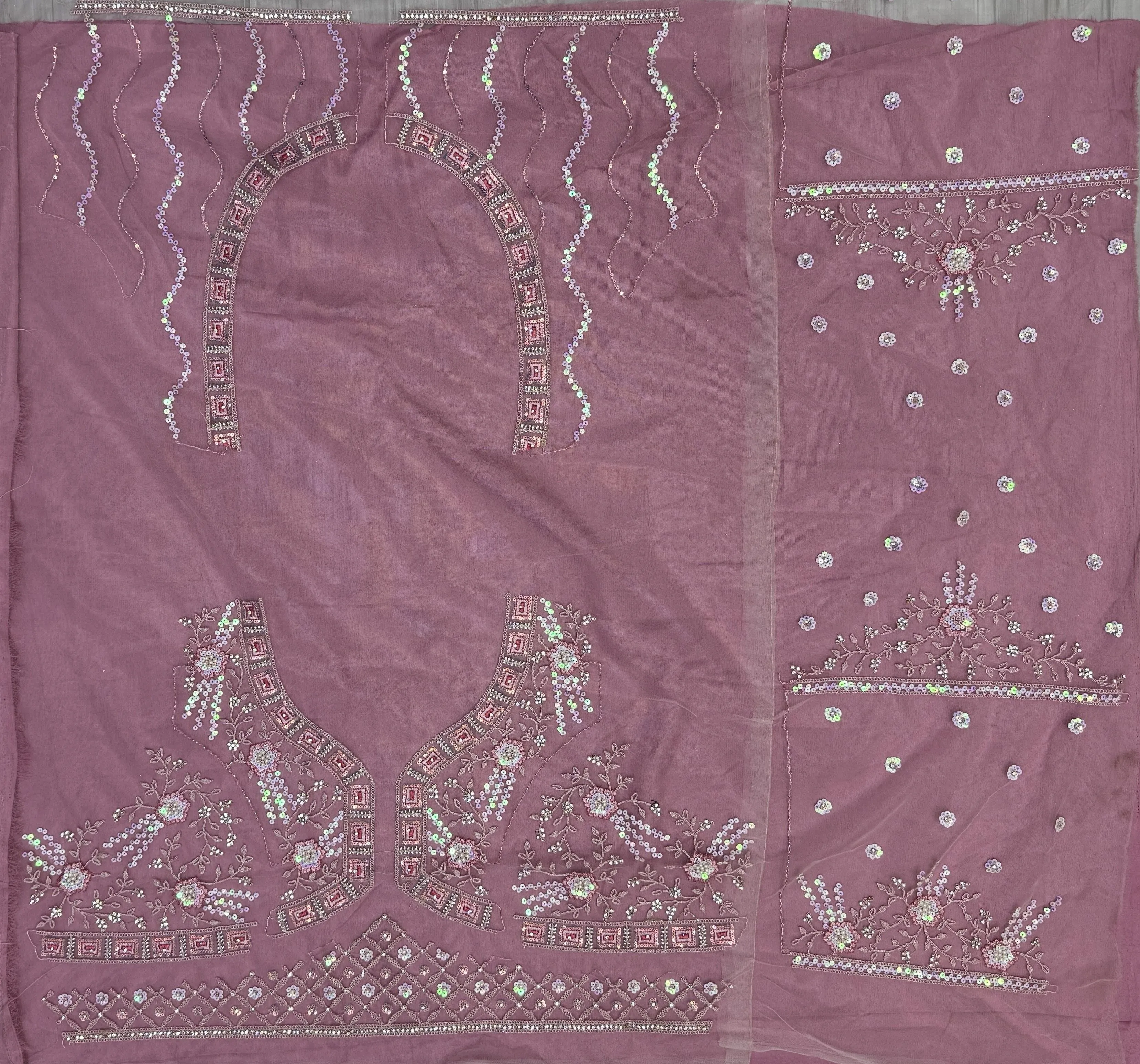 Pink Bridal Net Lehenga with Stunning Embroidery and Stone Work