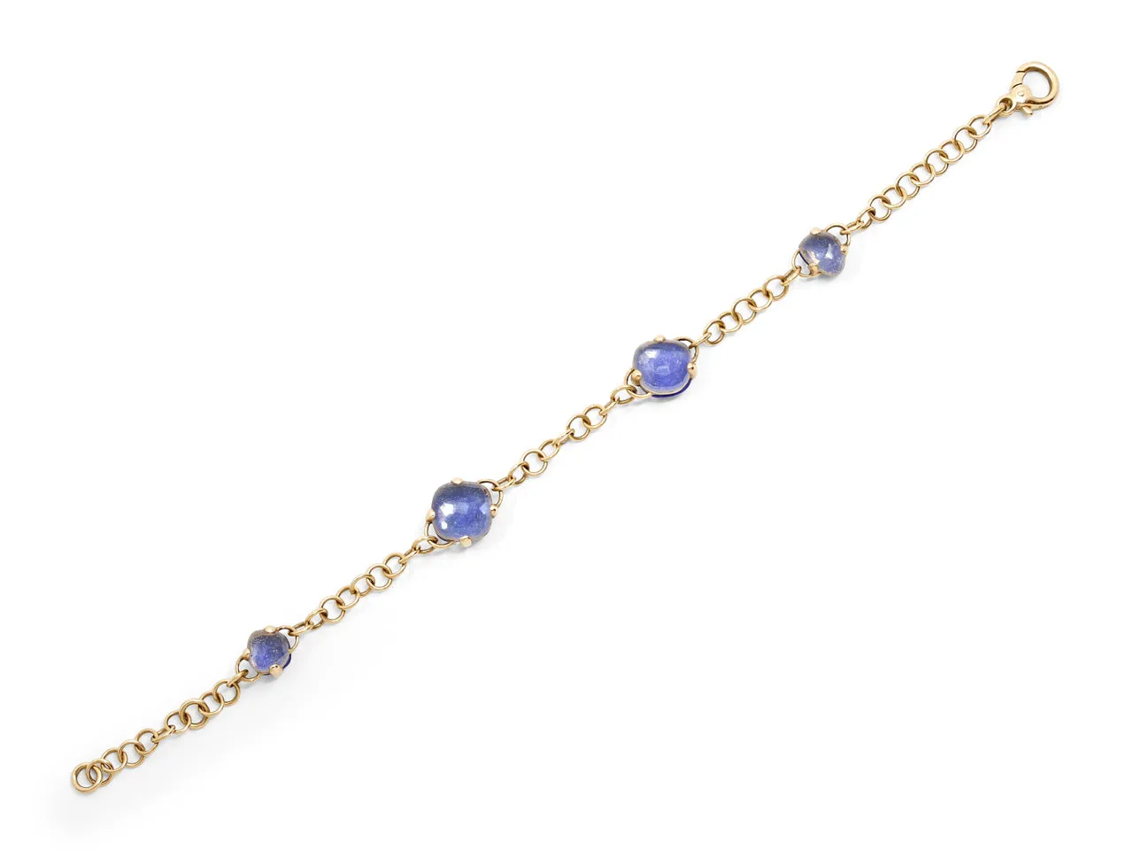 Pomellato 'Capri' Lapis and Quartz Bracelet in 18K Gold