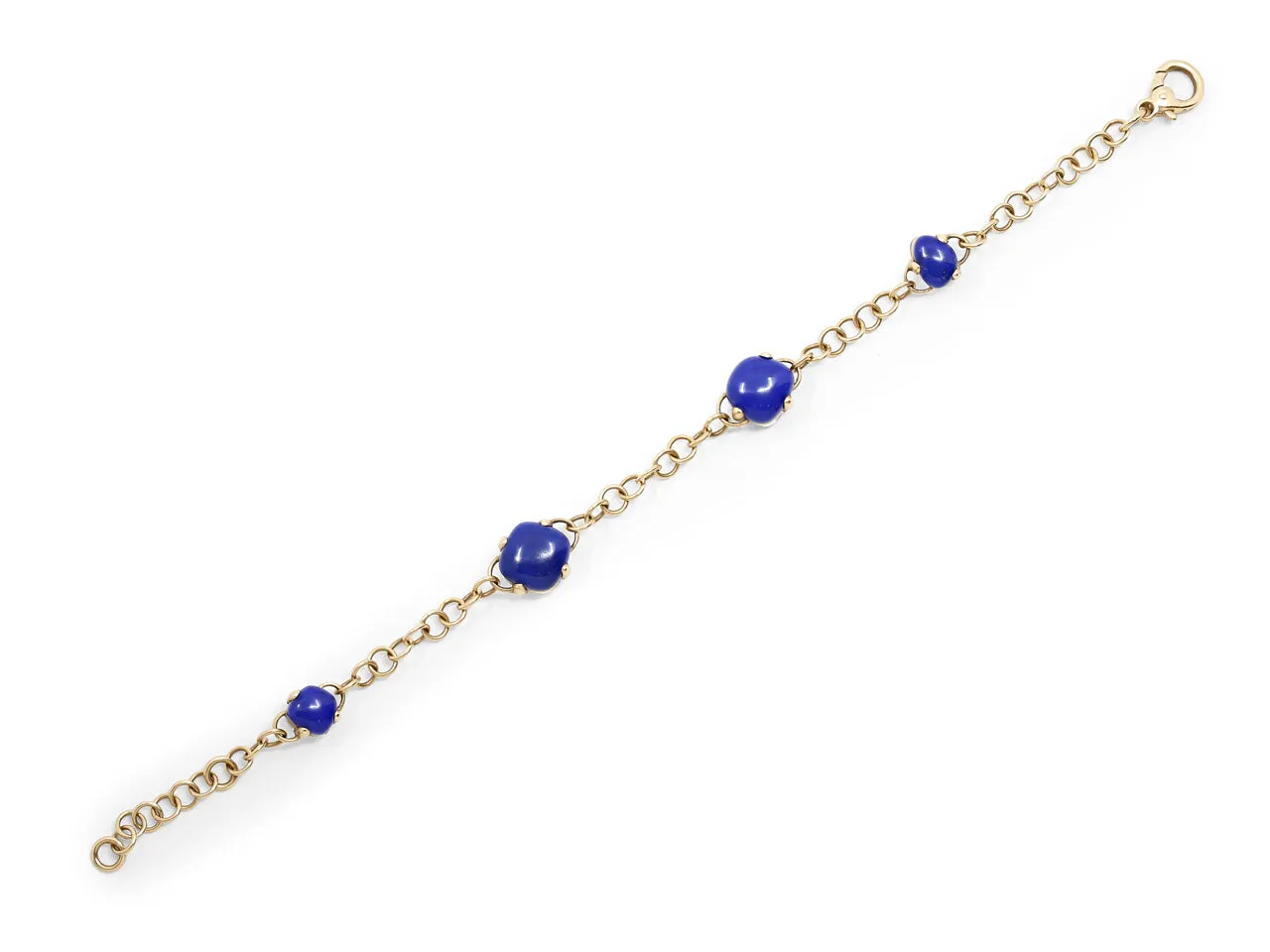 Pomellato 'Capri' Lapis and Quartz Bracelet in 18K Gold