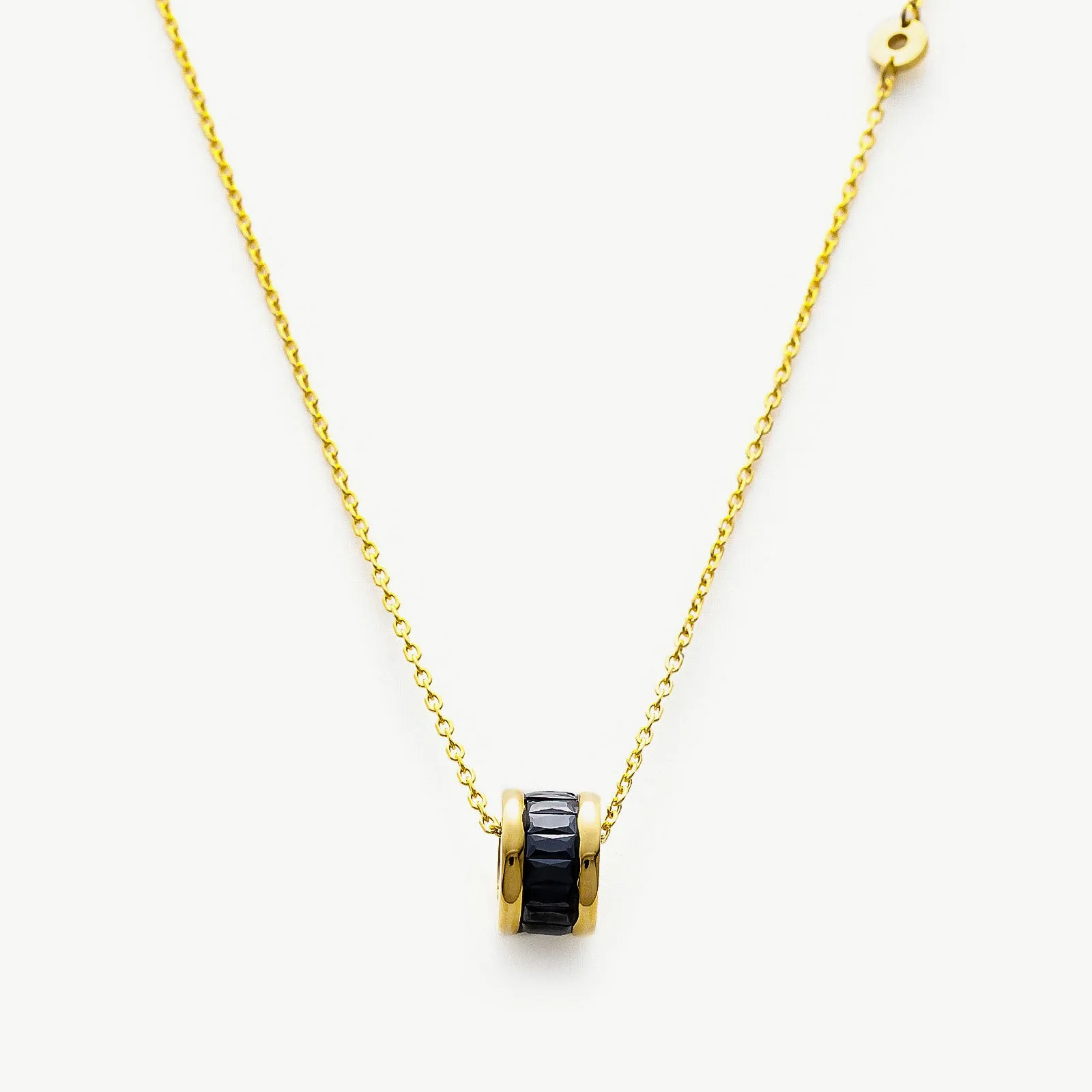 Ring Pendant Chain Necklace