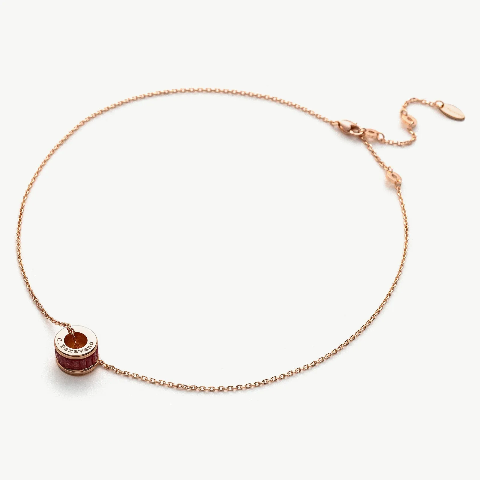 Ring Pendant Chain Necklace