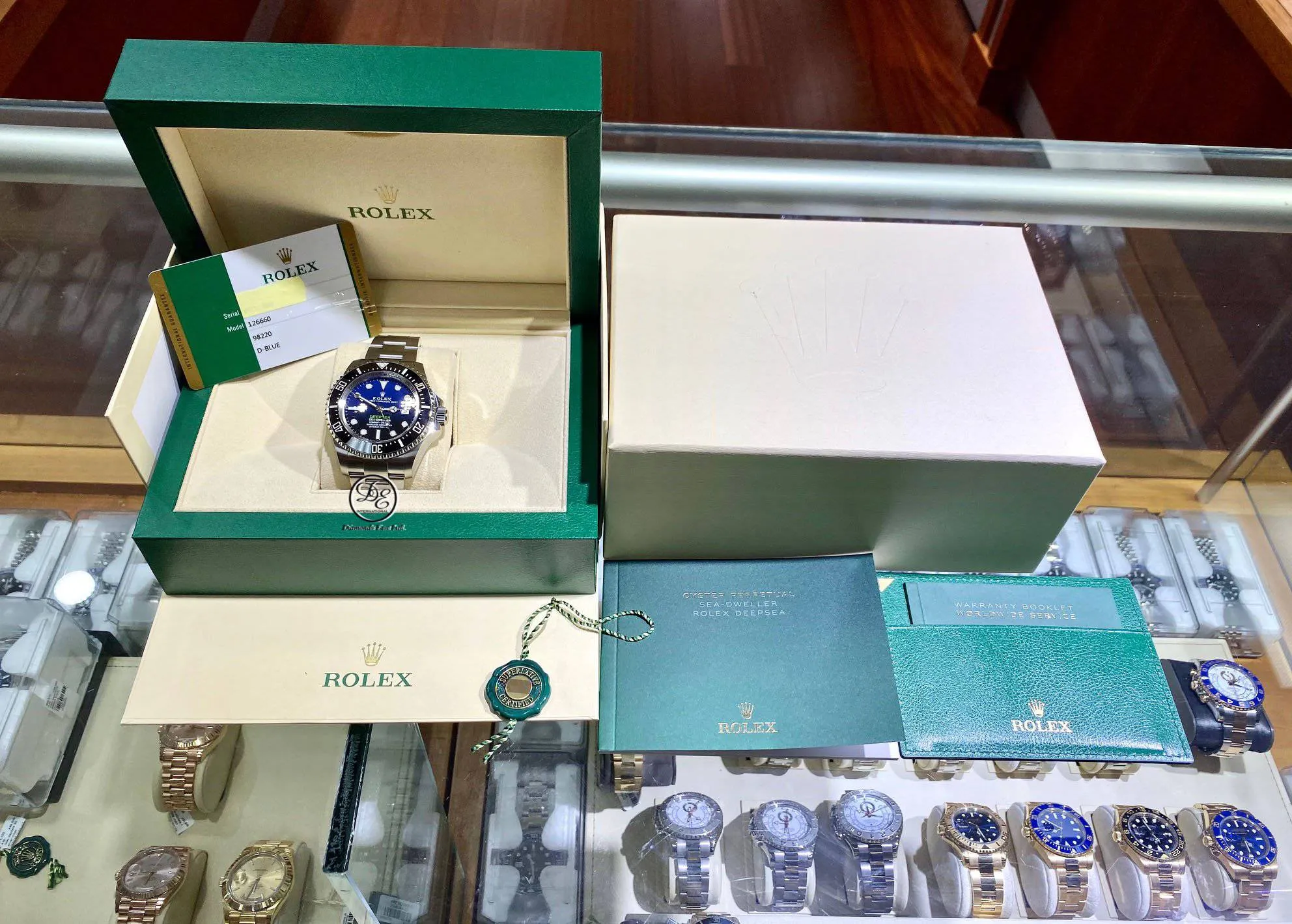 Rolex Sea dweller DeepSea Blue Dial James Cameron Oyster Perpetual 126660 UNWORN
