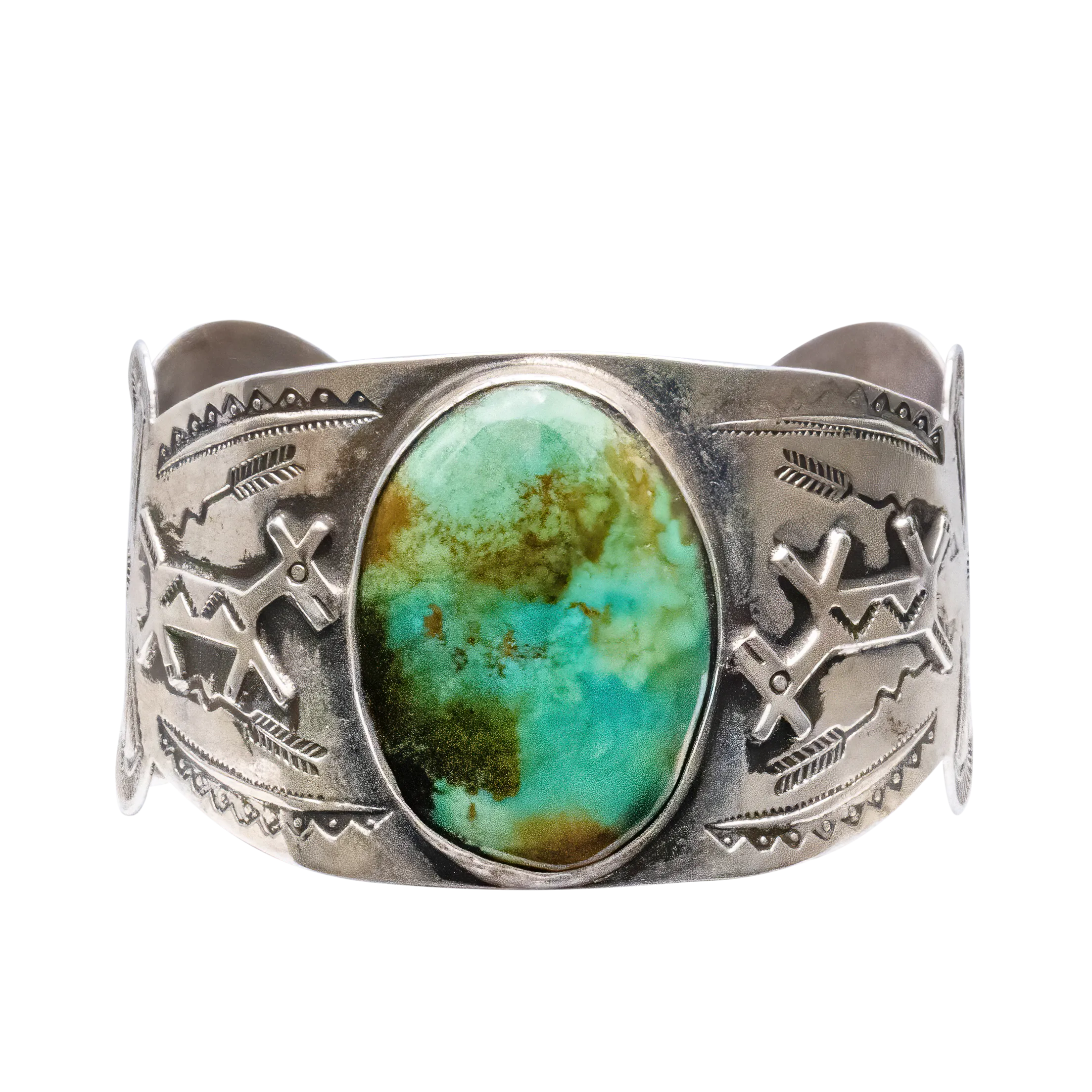 Royston Turquoise Deer Cuff | Artisan Handmade