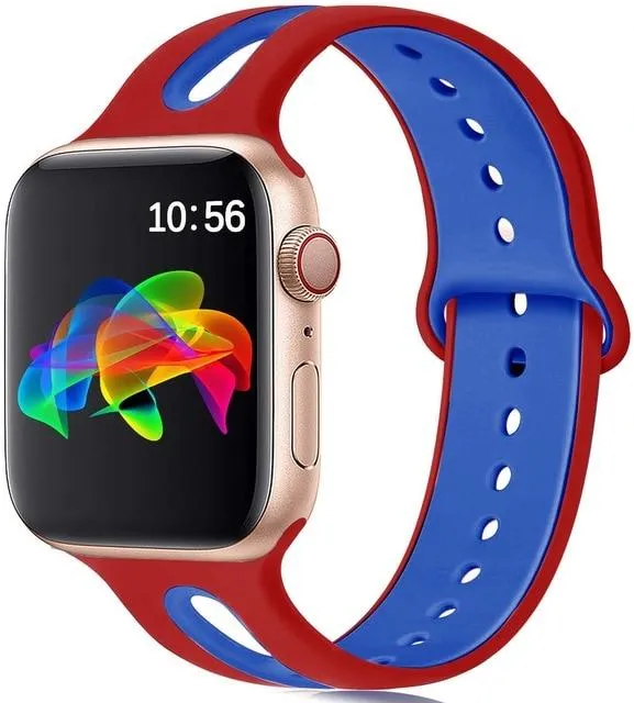 Silicone Strap Breathable Rubber Bracelet Waterproof Wristband