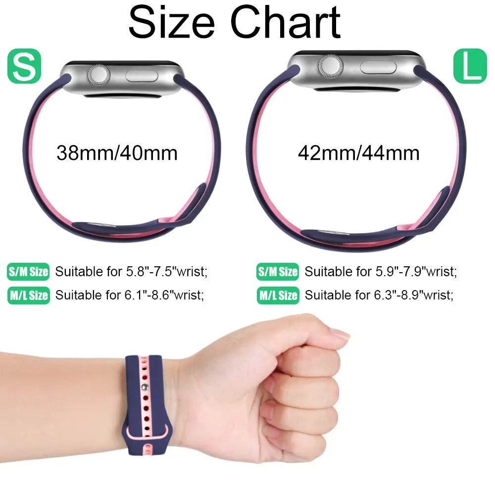 Silicone Strap Breathable Rubber Bracelet Waterproof Wristband