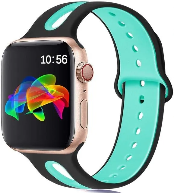 Silicone Strap Breathable Rubber Bracelet Waterproof Wristband