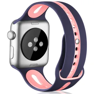 Silicone Strap Breathable Rubber Bracelet Waterproof Wristband
