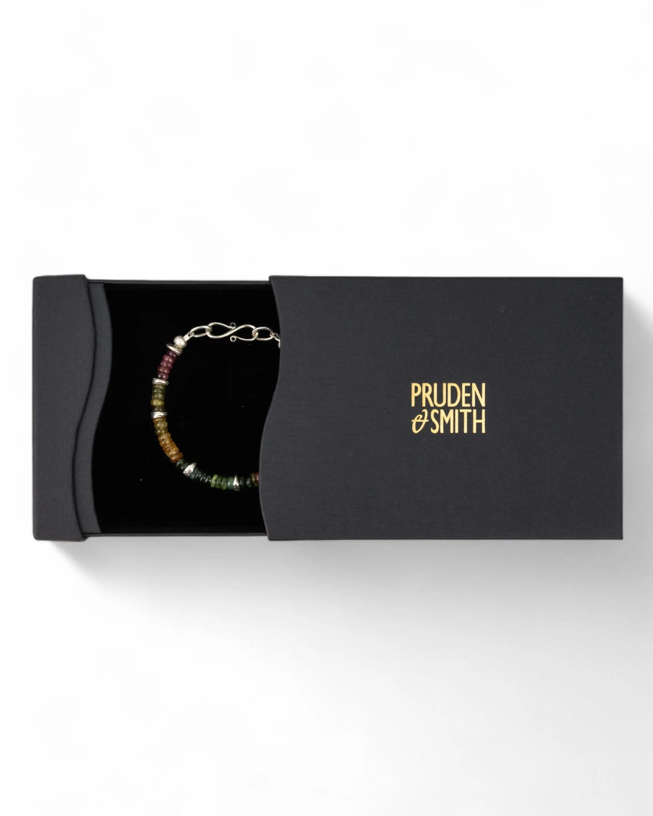 Silver Tourmaline Bracelet (Multi-Colour)