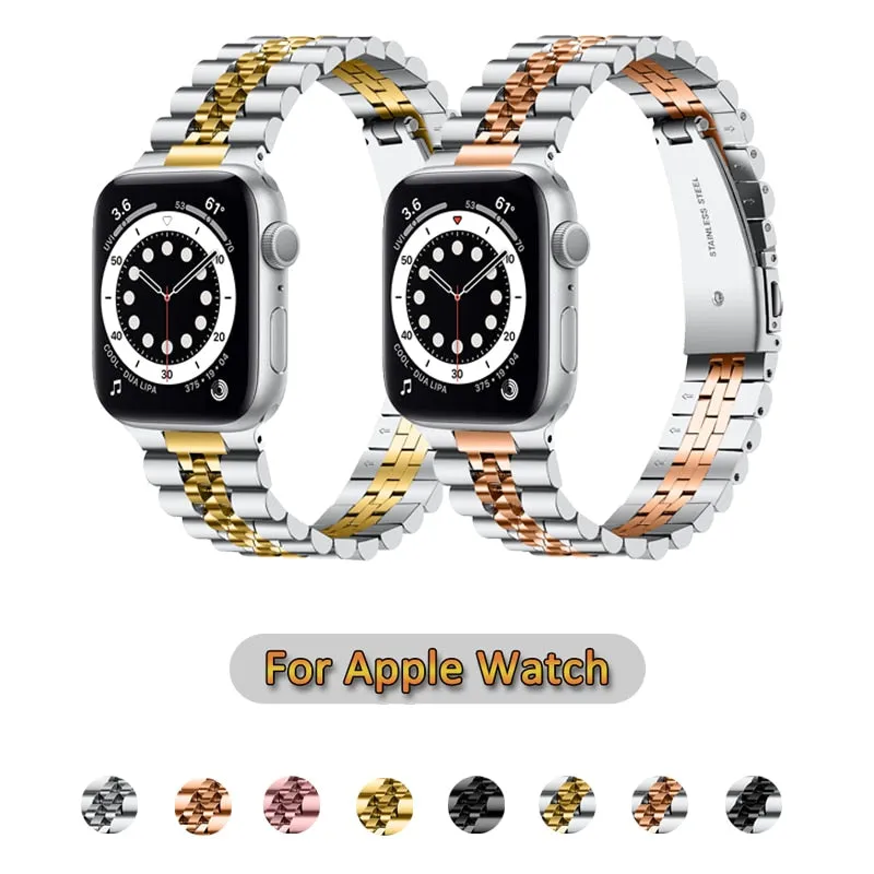 Slim Metal Premium Steel Watchband Bracelet Strap Series 8 7 6 5