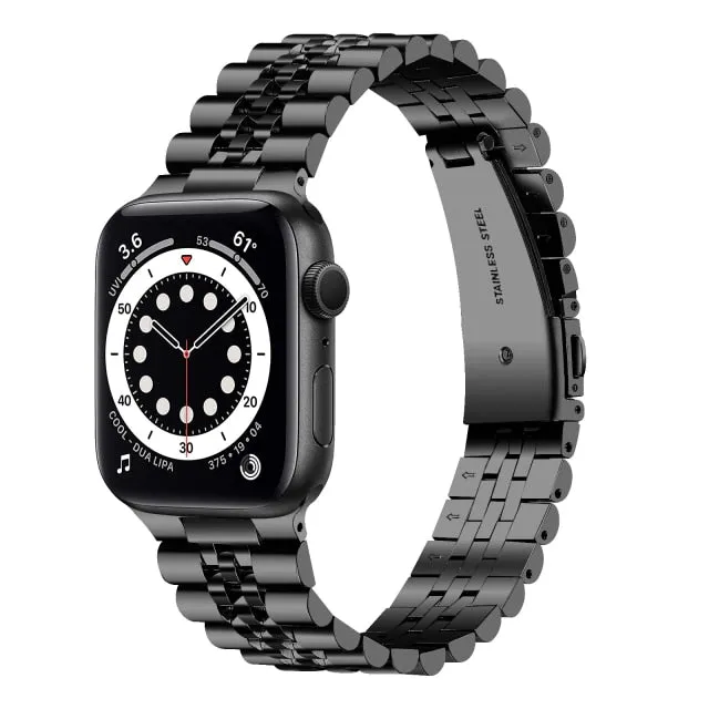 Slim Metal Premium Steel Watchband Bracelet Strap Series 8 7 6 5