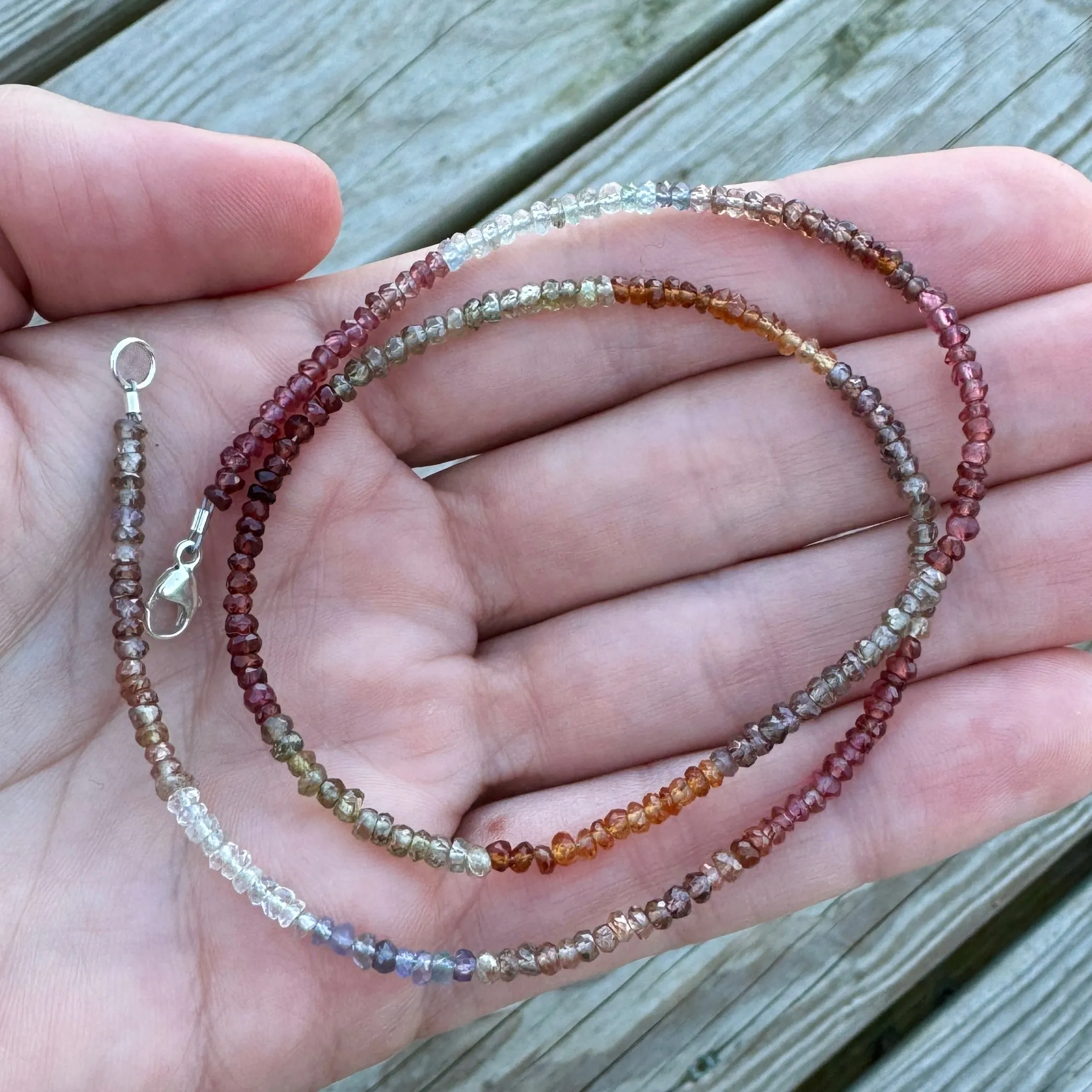 Small Ombre Tundu Sapphire Strand