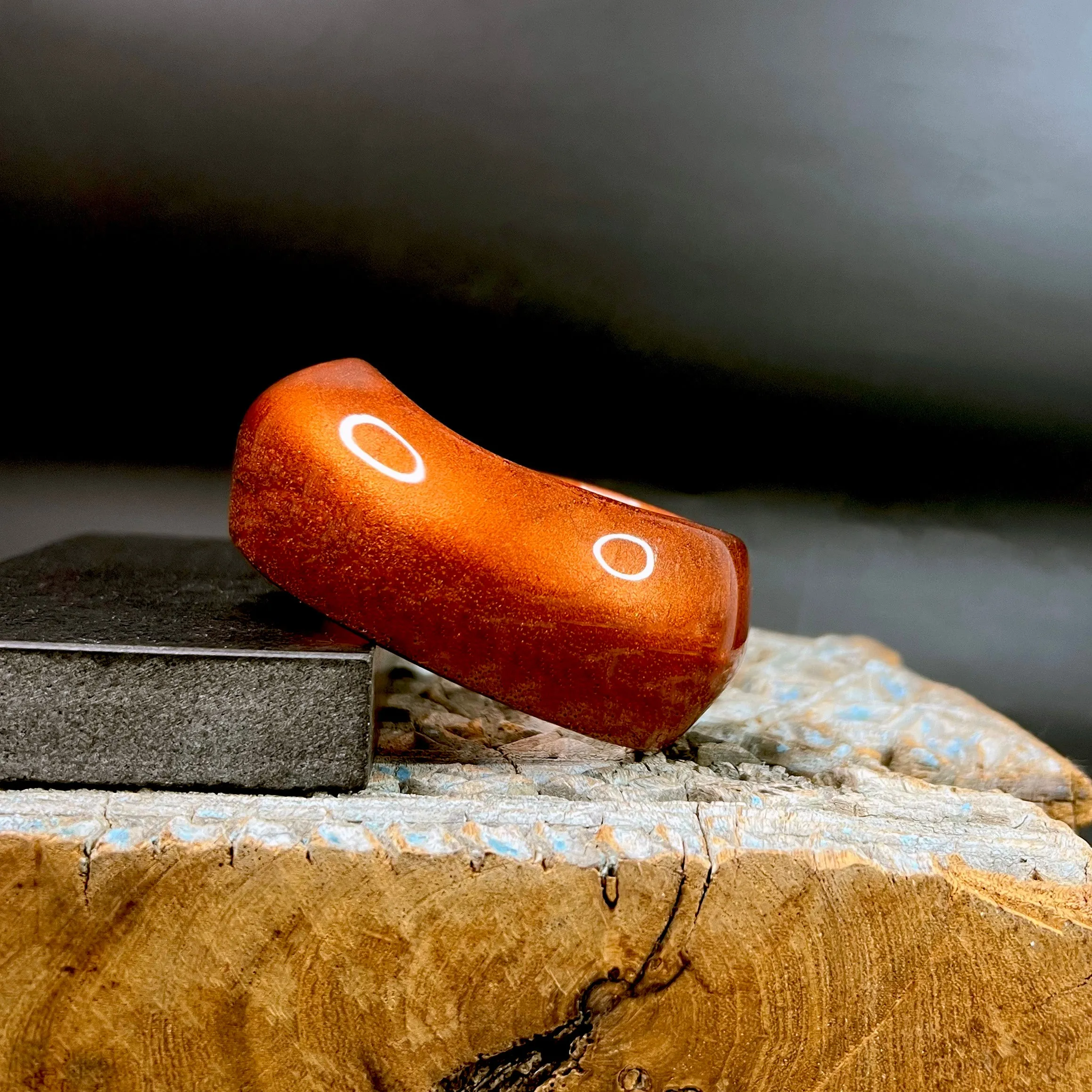 Sofia Bangle in Amber
