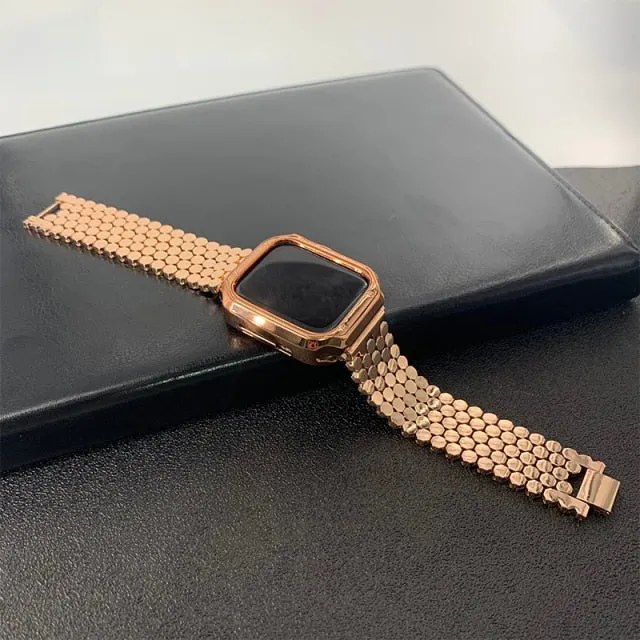 Strap   Case Series 6 5 Steel Chain Bracelet Accessories Loop Correa