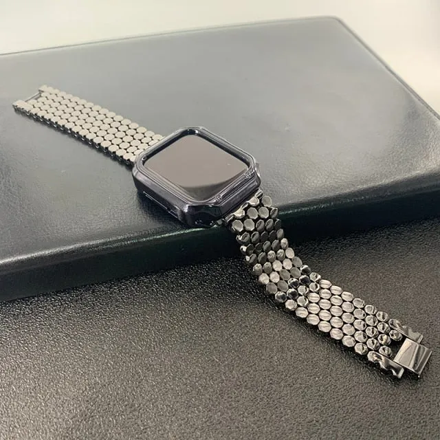 Strap   Case Series 6 5 Steel Chain Bracelet Accessories Loop Correa