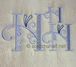 Stunning Swirls Monogram H