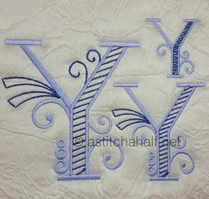 Stunning Swirls Monogram Y
