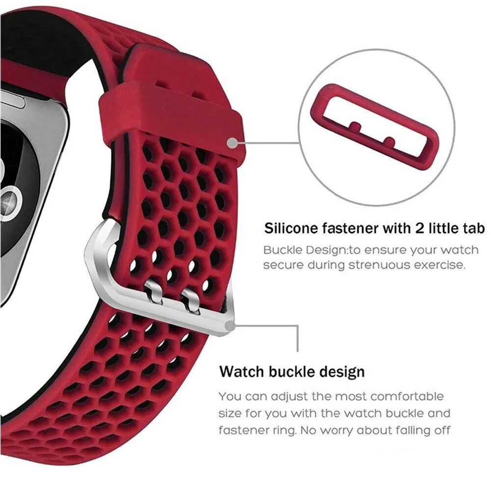 Summer Sport Silicone Band Series Waterproof Replacement Strap