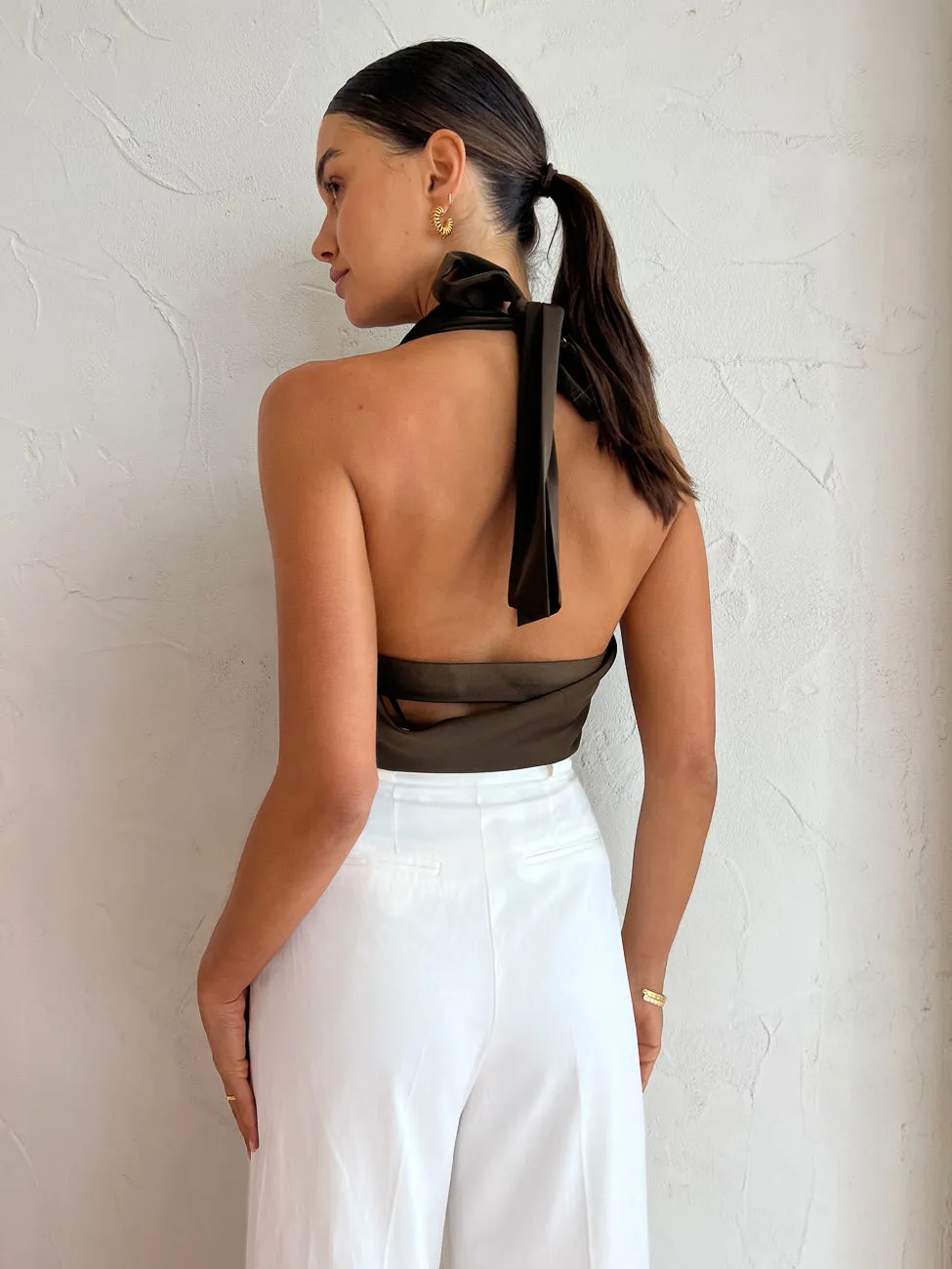 Tojha Bruna Top in Fudge