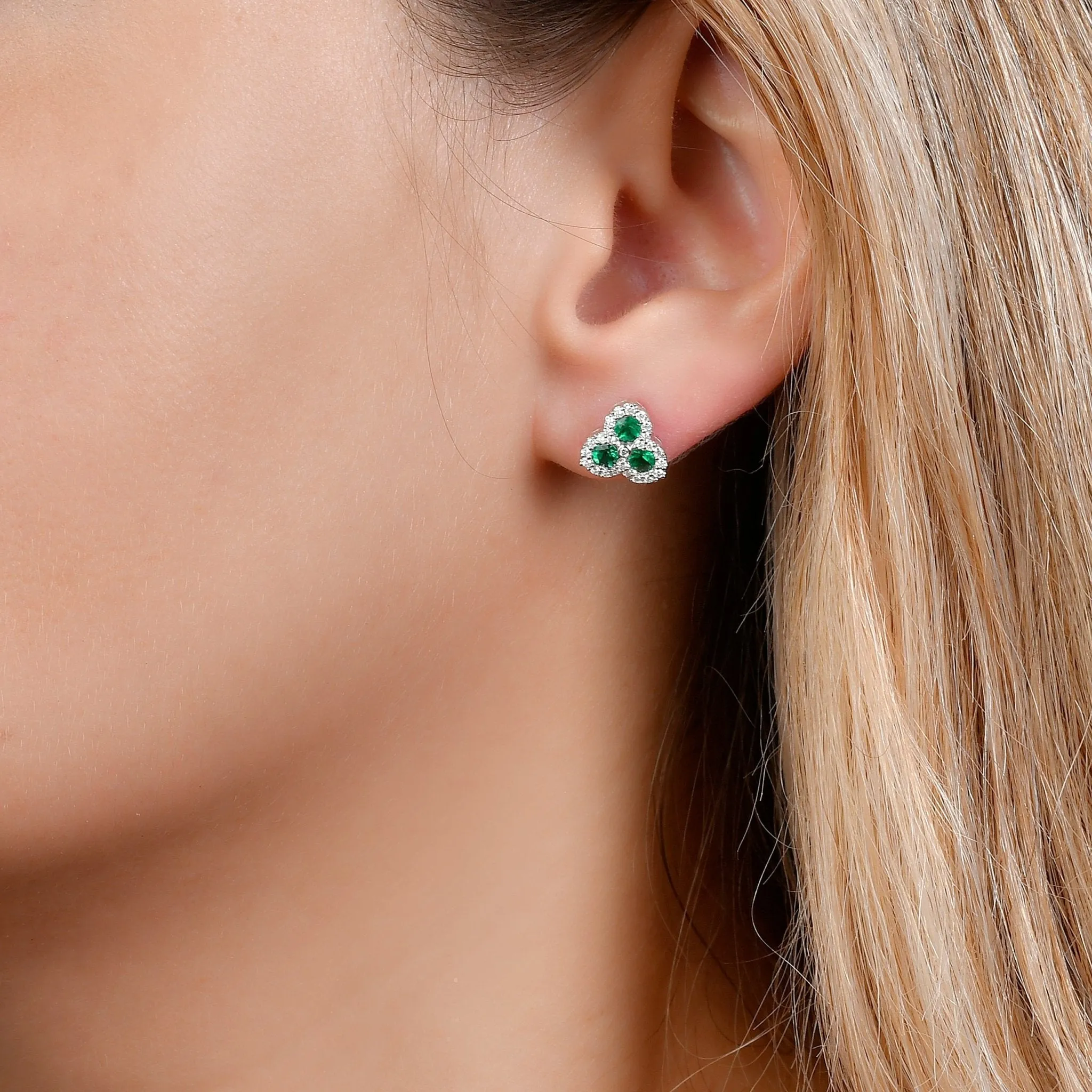 Trois Earrings - WG