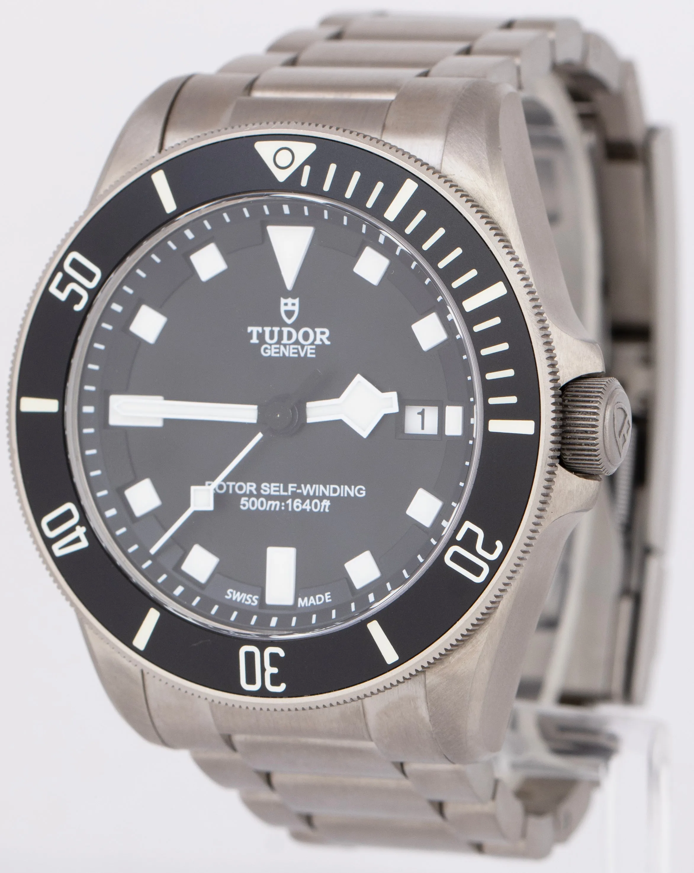 Tudor Pelagos Black Titanium Dive Date Automatic Watch 25500 TN 42mm Watch B P